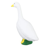 Resin Goose Figurine Lifelike Exquisite Craft Goose Statue Sculpture Ornament for Home Garden Porches Decoration