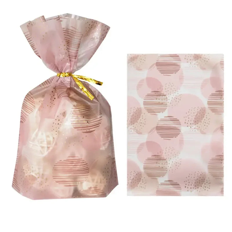 50Pcs Plume Plastic Bag Easter Birthday Party Candy And Sweets Gift Bags Natal Present Anniversaire Gift Wrapping - Lootquake