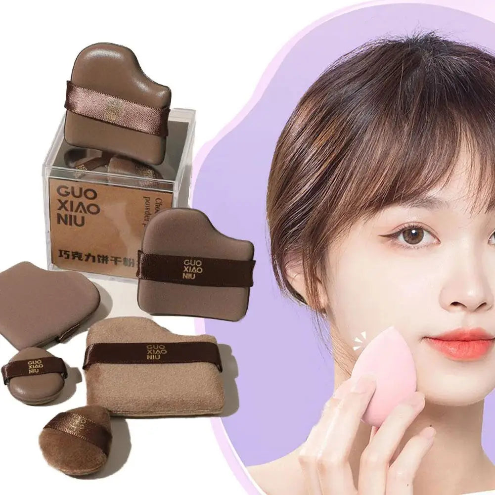 6PCS Makeup Blender Puff Air Cushion Foundation Sponge Loose Powder Puffs Cosmetic Applicator Tool Wholesale