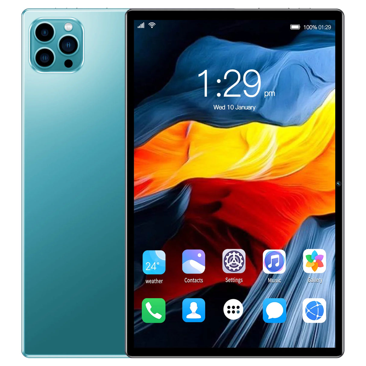 Nouvelle tablette P37 de 10,1 pouces, 4 Go de RAM, 64 Go de ROM, deux caméras, deux cartes SIM, prise en charge de Google Education Learning, système Android 11