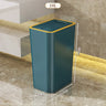 10L Odor Proof Trash Can with One-Touch Modern Design Durable Plastic Bathroom Kitchen Bin Space Saving Leakproof