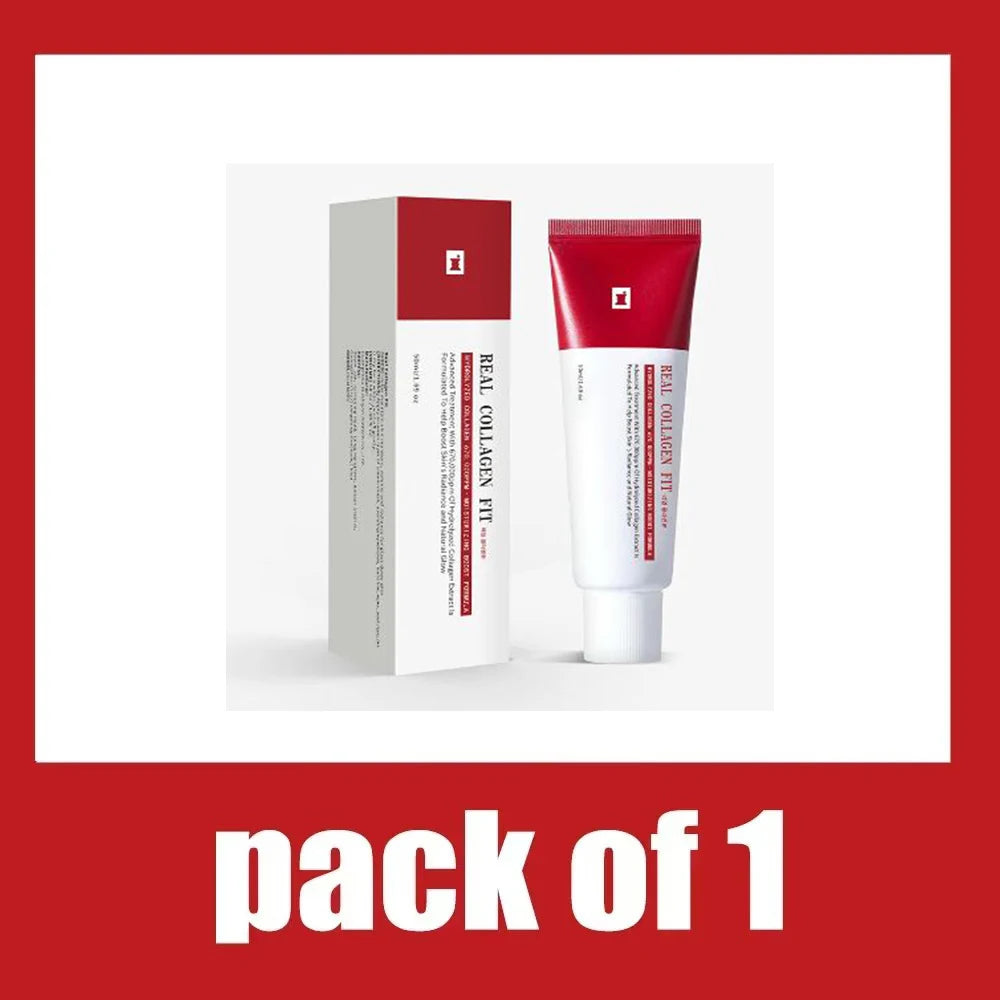 Real Collagen Fit, Collagen Wrapping Mask, Collagen 670,000ppm, Peel Off Facial Mask for elasticity, Hydrating, Glow, Glass Skin