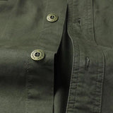 Mens Katoen Militaire Shirts Mannen Lange Mouwen Casual Dress Shirt Mannelijke Cargo Werk Shirts Heren Werken Shirts - Lootquake