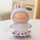 Labubu Ropa est utilisé pour l'ensemble de vêtements pour bébé Labubu, les vêtements Labubu Macaron JK jupe plissée appareil photo chaussure ensemble exquis