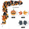 Halloween Pumpkin Cane Flying Indoor Fall Maple Leaf Garland Maple Leaf Autumn Thanksgiving Decor for Party Desk Decor