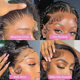 32-36 Inch Deep Wave Lace Front Wig | Brazilian Remy Human Hair | 180% Density