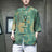 M-5XL Plus Size Mens Chinese Traditional Floral Printed Tang Shirts Frog Button Down Kong Fu Half Sleeve Summer Clothing XXXXXL - Lootquake