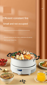 Cocina de inducción eléctrica, caldera, placa de cocción salteada impermeable, olla caliente inteligente, estufa, quemador de cocina, máquina de cocina
