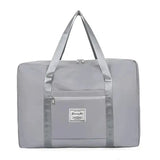 1pc Pink/Blue/Grey Travel Large Capacity Storage Bag Zipper Portable Sports Bag Versatile Gym Handbag Small, Medium, and Large - Lootquake