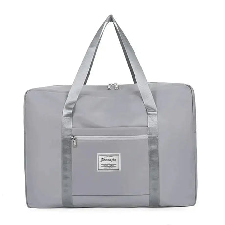 1pc Pink/Blue/Grey Travel Large Capacity Storage Bag Zipper Portable Sports Bag Versatile Gym Handbag Small, Medium, and Large - Lootquake