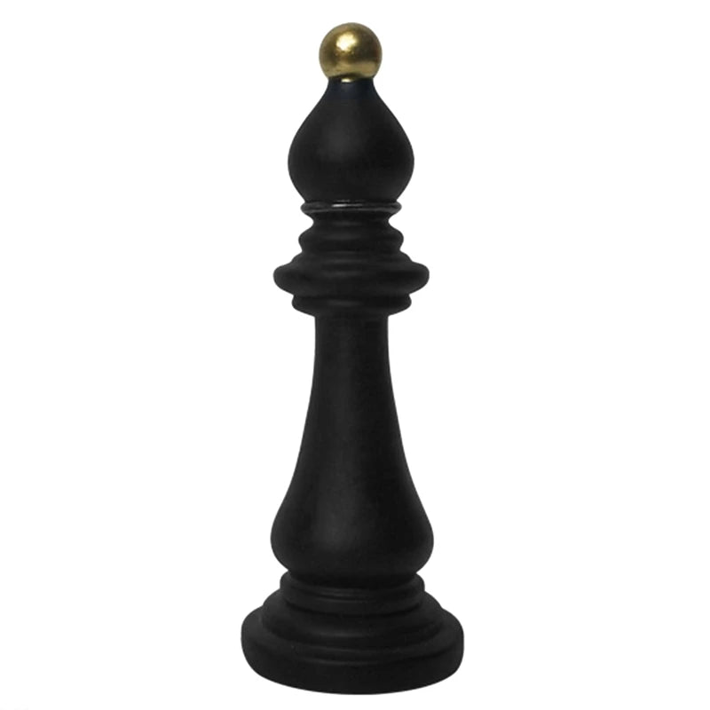 Chess Statue Decor Desktop Ornaments Art Figurines Office Study Chessmen Sculpture Home Decors Garden Decor Miniatures
