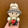 Ropa de bebé Labubu de 17 cm, conjunto de falda y caja ciega para muñecas Labubu, bonito juguete para vestir, regalo para festivales, regalo de cumpleaños, bonito regalo para fiestas.