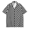 Mens Designer Clothes Black and White Dot Print Shirts Oversized Summer Travel Hawaii Beach Hawaiian Harajuku Camisa Masculino - Lootquake