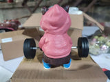 Sculpture de chat fitness mignon, dessin animé, résine 3D, artisanat, bijoux pour la maison, ornements, meuble TV, armoire à vin simple, cadeau de Saint-Valentin