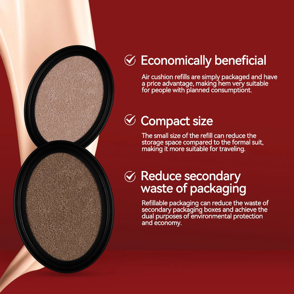 Cushion Foundation Refill Waterproof Covering Foundation Cosmetics Korean Makeup Bb Cream Foundation Tone Up Cream Water Proof