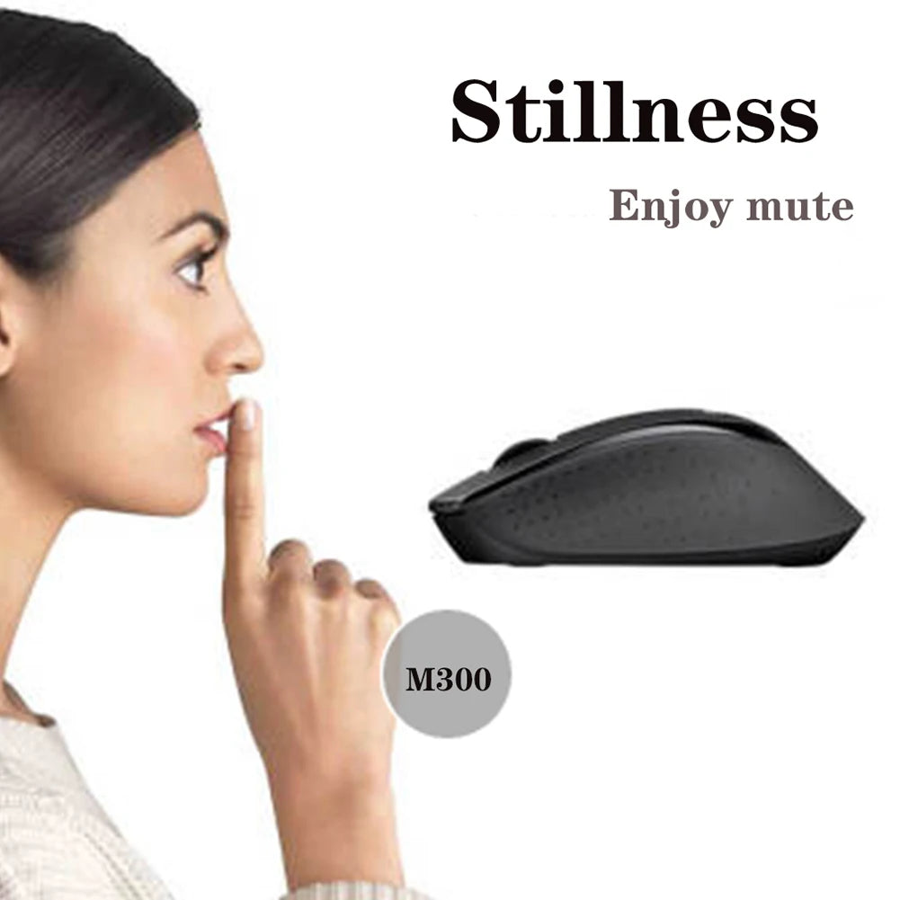 Logitech M330 2.4G Computer Wireless Mouse wi/ USB Receiver Gaming Mouse 1000 DPI Gaming Mice for PC Laptop Silent Mouse 2-10pcs