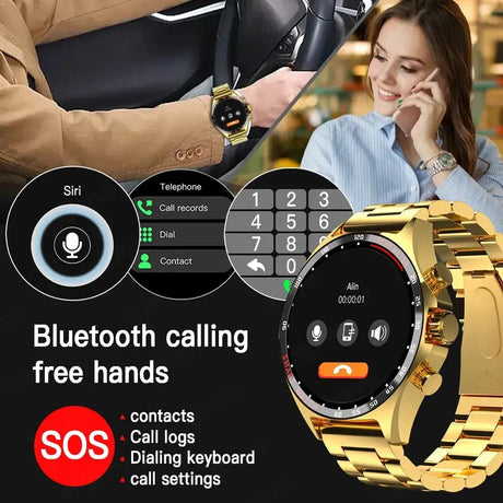 2024 New Outdoor Sports GPS Smart Watch Men Bluetooth Call HD Smartwatch Health  Monitoring Compass IP68 Waterproof Watches Men - Lootquake