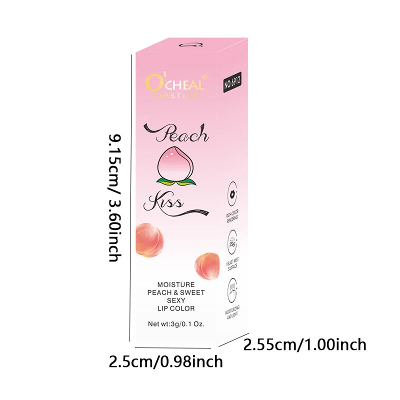 Fruit flavored moisturizing lipstick, neutral and natural, lip care, used to moisturize and prevent dryness, care for lip skin