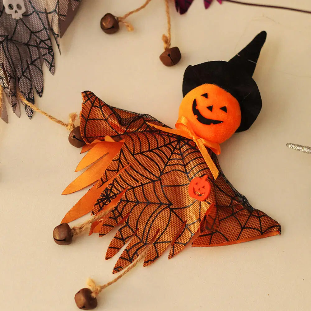Halloween Decorations Doll Bar Decor Pumpkin Ghost Witch Pendant Scary Halloween Kids Gift Halloween Party Decoration for Home