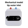 Calentador de agua eléctrico instantáneo con almacenamiento de agua de 8L, aislamiento térmico rápido, pantalla digital, perilla de control del termostato, entrada de agua hacia arriba y hacia abajo