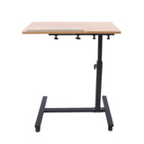 Adjustable Height Laptop Desk Rolling Cart Table Stand Movable Computer Table Sofa Side Tables
