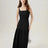 FSLE French White Suspender Long Dress 100% Cotton 2024 Summer New Loose Temperament Ankle-Length Female Dresses 24FS12048 - Lootquake