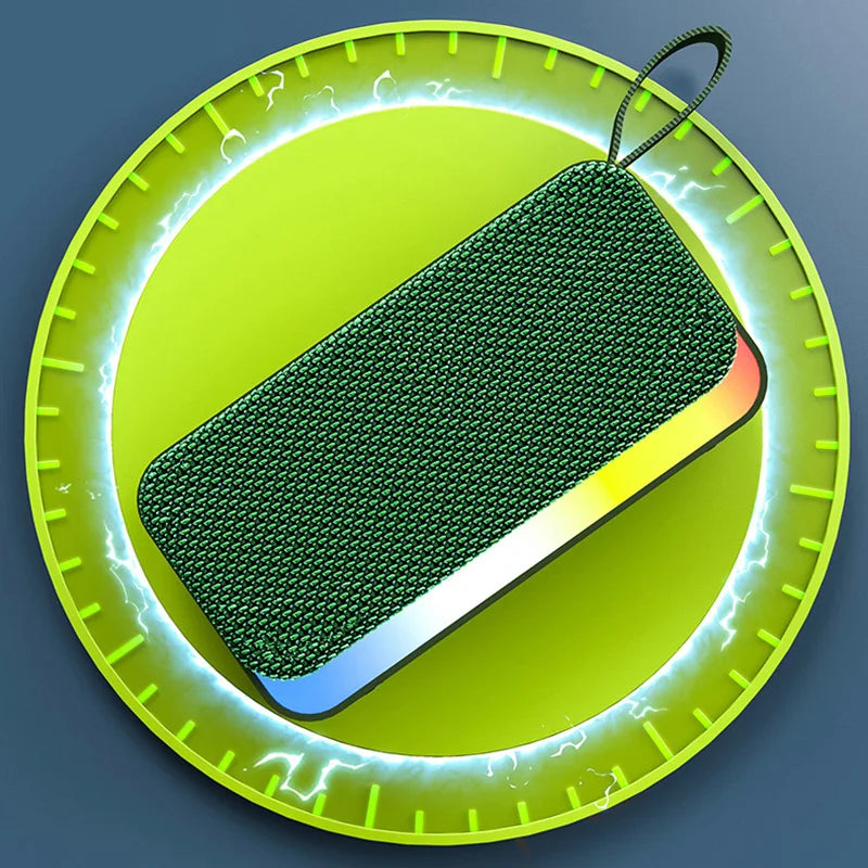 Altavoz Bluetooth Xiaomi portátil inalámbrico con inserción de tarjeta, memoria USB, luz RGB, regalo, pequeño altavoz de tela (2025)