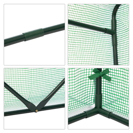 Tomato Greenhouse Foil Greenhouse Metal Frame Vegetable Plant Grow Tent Warm Waterproof Flower Household For Gardening Tools - Lootquake