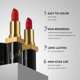 Luxury Lipstick - Intense Moisture, Waterproof, Non-stick - Long-lasting, Non-fading Color