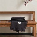 Maillard Cotton Blankets Four Layers Of Gauze Sofa Cover Blanket With Tassel AB Side Office Nap Decorative Bed Muslin Blanket