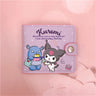 Kawaii Hello Kitty Cinnamoroll My Melody Kuromi Sanrio New Pu Casual Money Bag Coin Purse Card Holder Wallet With Buttons - Lootquake