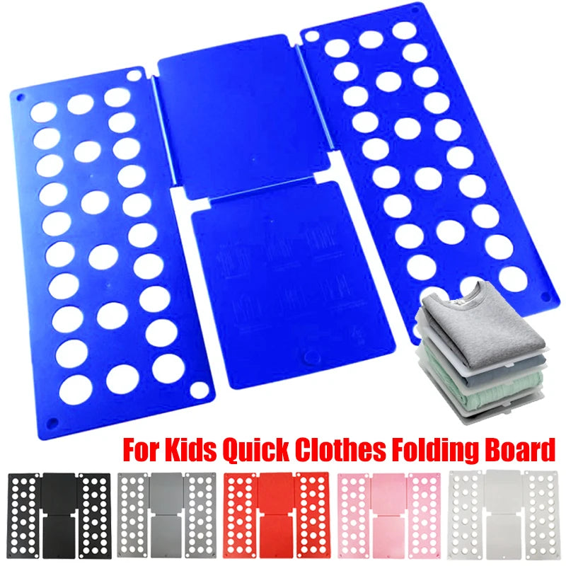 Kids Magic Clothes Folder T Shirts Jumpers Organizer Fold Save Time Clothes Holder Quick Clothes Folding Board Home Storage