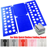 Kids Magic Clothes Folder T Shirts Jumpers Organizer Fold Save Time Clothes Holder Quick Clothes Folding Board Home Storage