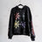 Hip-hop Street Trend Brand Oversized Sweatshirt Gothic Punk Style Letter Print Zipper Hoodie Men Harajuku Style Casual Jacket - Lootquake
