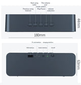 S11 Altavoz Bluetooth Pequeño Reproductor de Música Estéreo USB Tarjeta TF Hogar Deportes al Aire Libre Portátil Teléfono Móvil Coche Subwoofer Batería Grande