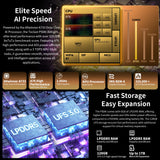 【Nouveau】 Tablette Android 15 Teclast P50Ai 11 pouces 90 Hz (6 Go + 10 Go) Max. 16 Go de RAM 128 Go Lpddr5 1280X800 Allwinner A733-Ai Octa-Core 7000 Mah Batterie Wifi-6 BT 5.4 Ai Tablettes PC