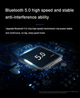 Altavoz Bluetooth portátil con audio de alta resolución, graves y agudos extendidos, altavoces inalámbricos HiFi de alta calidad y gran volumen.