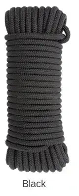 5 meters 10 colors 2mm 4mm 6mm 8mm 10mm colorful braided rope tent tie rope drawstring outdoor clothesline core nylon rope - Lootquake