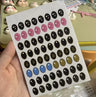 17cm Labubu V1v2 Custom Gorgeous And Exquisite Eye Stickers Eyelash Stickers Vinyl Dolls Makeup Diy Tools Accessories