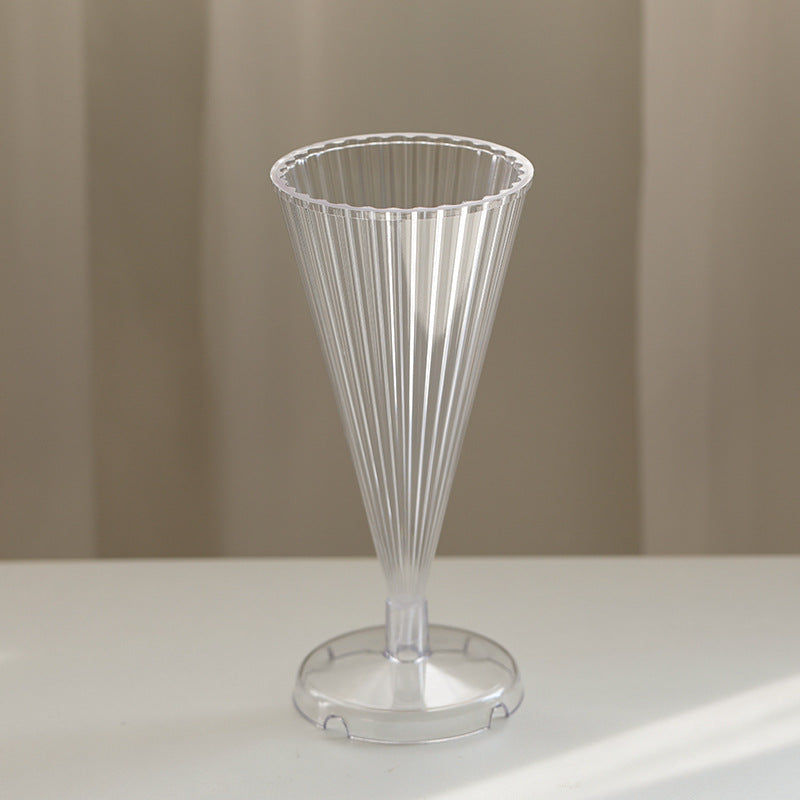 Molde cónico a rayas para velas, herramienta para hacer velas de aromaterapia, hecha a mano, para decoración del hogar, moldes de plástico acrílico.