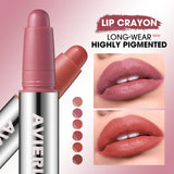 Smooth Matte Lipstick - Long-Lasting, Moisturizing, and Easy to Apply Lip Glaze with Rotating Pen Design - Perfect for Everyday