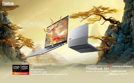 Lenovo ThinkBook 14+ 2024 AI Laptop AMD Ryzen AI 9 365 RAM 32GB  1TB SSD Core Graphics 14.5-inch 3K LED 120Hz Screen Notebook Pc - Lootquake