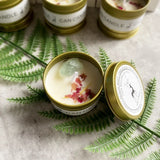 Aromatherapy Candles Crystal Stones Dried Flowers Household Candles Iron Cans Indoor Fragrance Candles Wedding Gifts