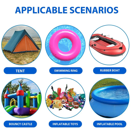 Iatable Pool Patch Repair Kit Air Mattress Patch Waterproof  PVC Repair Hole Patch Sticker Tape For Tent Yoga Ball Kayak - Lootquake