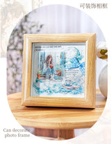 1 rouleau de ruban adhésif pour rebord de fenêtre, série week-end, loisirs, personnage, fenêtre, PET, décoration, carnet, cadre photo, papeterie, autocollants DIY
