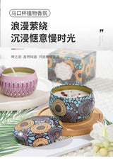 Velas aromáticas de osmanthus y gardenia con pétalos. Pequeñas velas aromáticas románticas para cumpleaños de niñas. Aromaterapia para el hogar.