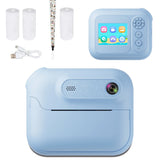 Appareil photo instantané S8 pour enfants, 1300 mAh, appareil photo numérique HD 1080p, idéal pour les cadeaux d'anniversaire des filles et des garçons