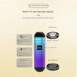 Enceinte Bluetooth sans fil à conduction osseuse, portable, à placer sous l'oreiller, carte TF 32 Go intégrée pour dormir