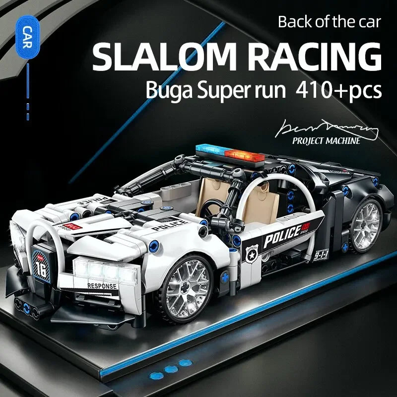 Supercar Building Blocks Car Early Learning Educational Assembled Toys Boys And Children Birthday Gift Building Blocks Ornaments - Lootquake