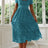 Summer Women Beach Sweet Dresses Vintage Vintage Print Puff Sleeve Casual Square Collar Floral Maxi Long Dress Festa Vestidos - Lootquake